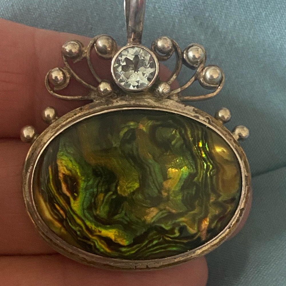 Sterling silver Gemstone Pendant - Picture 3 of 4